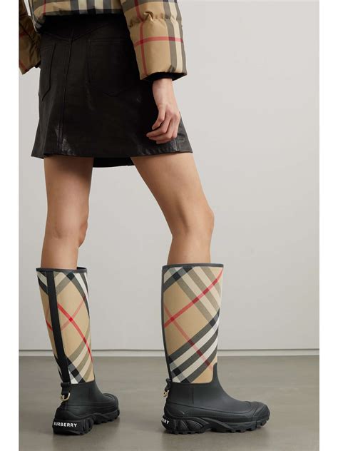 net a porter Burberry rain boots